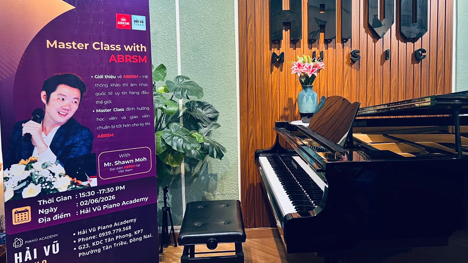 Hoạt động workshop và masterclass Piano tại Hải Vũ