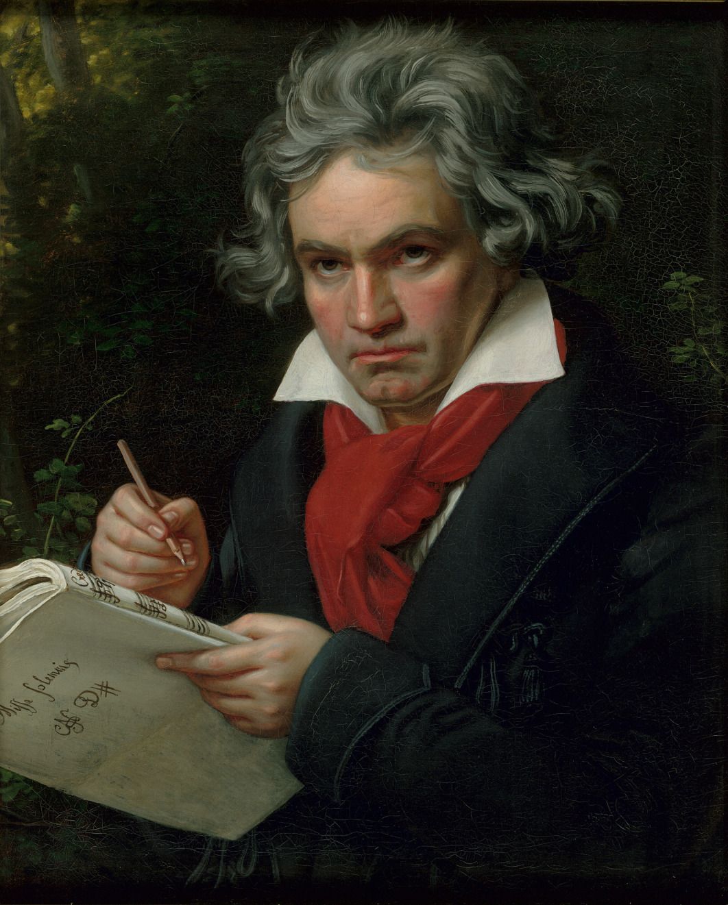 Chân dung Ludwig van Beethoven do Joseph Karl Stieler vẽ năm 1820