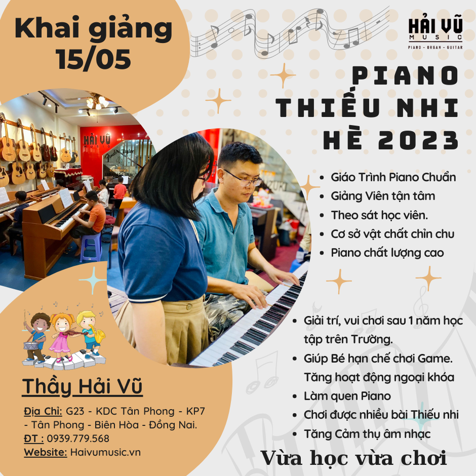 KHAI GIẢNG KHÓA PIANO HÈ 2023